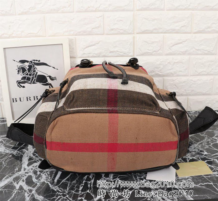 BURBERRY巴寶莉 新款 The Rucksack 軍旅背包 柔軟休閒雙肩包 391223  Bhq1124